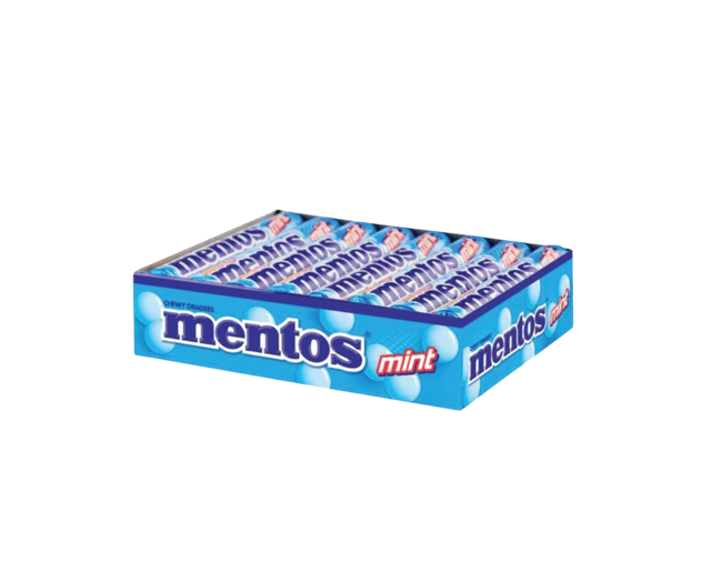 Mentos Mint Stick  Mint Flavor  37Gm (24 Pcs)